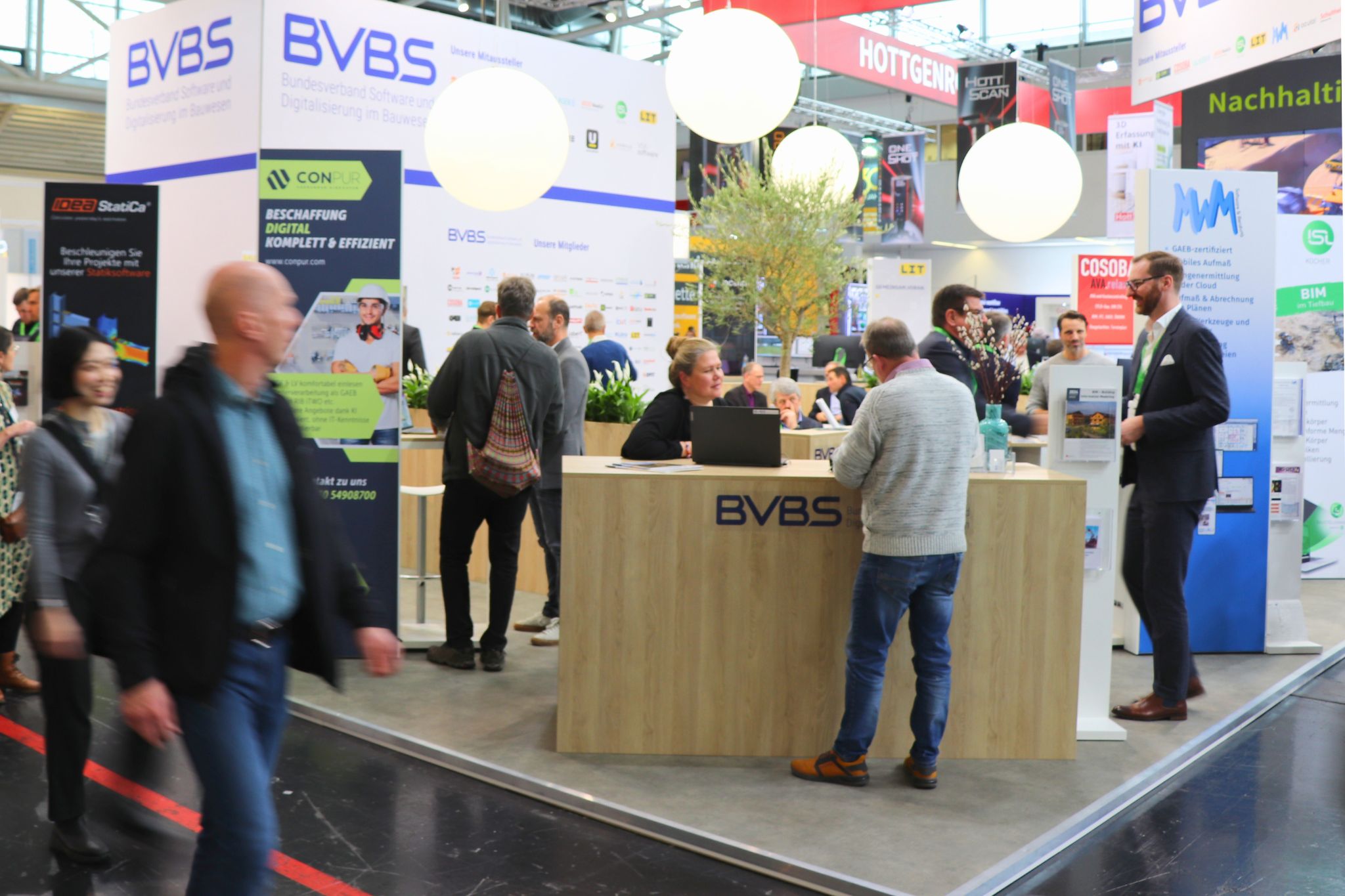 Der BVBS-Messestand auf der BAU 2025